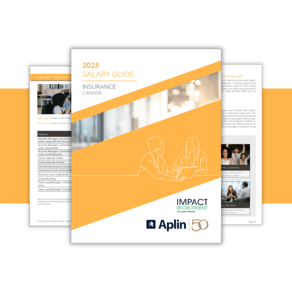 Salary Guide Insurance Aplin Impact Recruitment